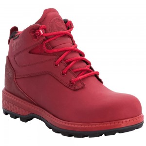 Buty Casual Damskie Jack Wolfskin Jack Ride Texapore Mid Red/Black | AK7394251
