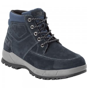 Buty Casual Męskie Jack Wolfskin Jackson Mid Blue/Grey | WN0479183