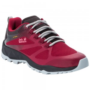 Buty Trekkingowe Damskie Jack Wolfskin Fast Striker Shield Low Burgundy/Black | RN7495182