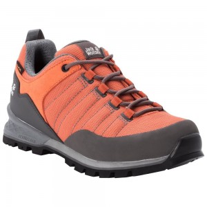 Buty Trekkingowe Damskie Jack Wolfskin Scrambler Lite Texapore Low Copper/Grey | AH5786041