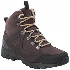 Buty Trekkingowe Męskie Jack Wolfskin Cascade Hike Xtl Mid Ciemny | ZB7698435