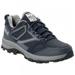 Buty Trekkingowe Męskie Jack Wolfskin Downhill Texapore Low Ciemny | CW8476935