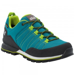 Buty Trekkingowe Męskie Jack Wolfskin Scrambler Lite Texapore Low Zielone | RY8914230