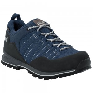 Buty Trekkingowe Męskie Jack Wolfskin Scrambler Lite Texapore Low Blue/Black | WK6839201