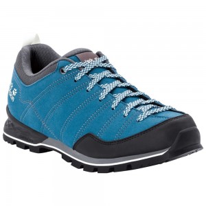 Buty Trekkingowe Męskie Jack Wolfskin Scrambler Low Blue/White | JQ3851064