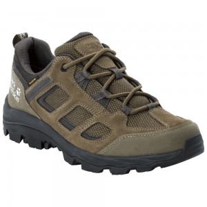 Buty Trekkingowe Męskie Jack Wolfskin Vojo 3 Texapore Low Khaki/Black | TZ4538602