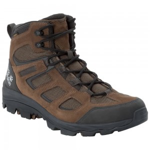 Buty Trekkingowe Męskie Jack Wolfskin Vojo 3 Texapore Mid Brown/Black | YF8634015