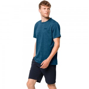 Funkcjonalny top Męskie Jack Wolfskin Hydropore Xt Ciemny | NV9052643