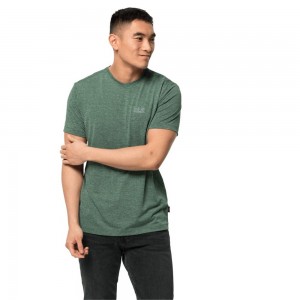 Funkcjonalny top Męskie Jack Wolfskin Jwp Oliwkowe | EB0594867
