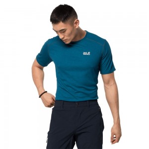 Funkcjonalny top Męskie Jack Wolfskin Sky Range Ciemny | WA0874269