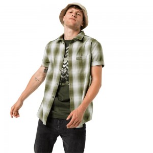 Koszule Męskie Jack Wolfskin Hot Chili Ciemny | SG0957486
