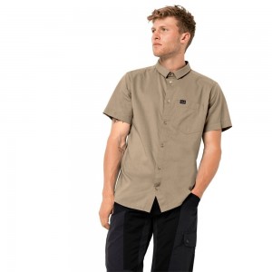 Koszule Męskie Jack Wolfskin Nata River Stripes | VW7049528