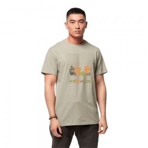 Koszulki Męskie Jack Wolfskin 365 Hideaway Głęboka Brązowe | PT6584210