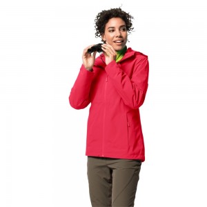 Kurtka 3 W 1 Damskie Jack Wolfskin Norrland Czerwone | EN1570964