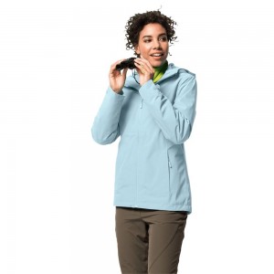 Kurtka 3 W 1 Damskie Jack Wolfskin Norrland Niebieskie | OT0579684