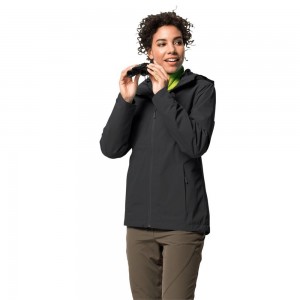 Kurtka 3 W 1 Damskie Jack Wolfskin Norrland Czarne | KA7589321