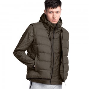 Kurtka 3 W 1 Męskie Jack Wolfskin Pluto 3in1 Jasny Oliwkowe | YU7036982
