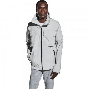 Kurtka Hardshell Męskie Jack Wolfskin Karoo Szare | UJ9463021
