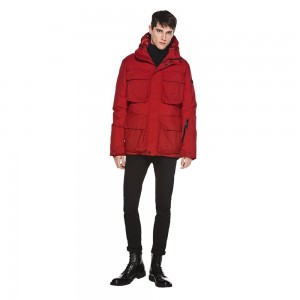 Kurtka Hardshell Męskie Jack Wolfskin Zen Field Czerwone Czerwone | IL6054198