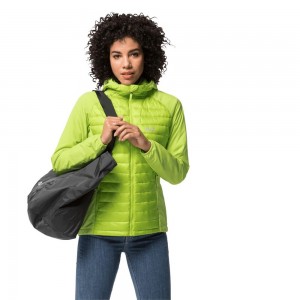 Kurtka Hybrydowa Damskie Jack Wolfskin Jwp Hybrid Głęboka Zielone | ZF5906317