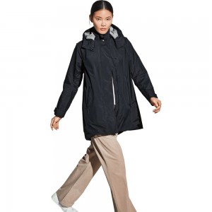 Kurtka Przeciwdeszczowa Damskie Jack Wolfskin Fez Czarne | ZF7325964