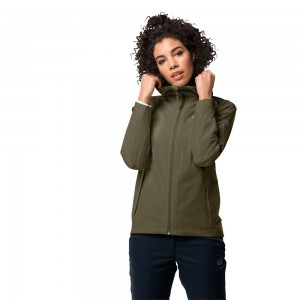 Kurtka Przeciwdeszczowa Damskie Jack Wolfskin Jwp Shell Szare | QT1786049
