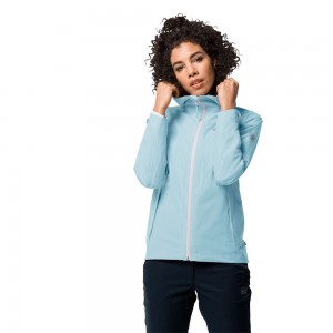 Kurtka Przeciwdeszczowa Damskie Jack Wolfskin Jwp Shell Niebieskie | ZY8204513