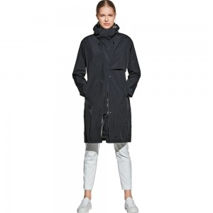 Kurtka Przeciwdeszczowa Damskie Jack Wolfskin Pretoria Czarne | QR8903216