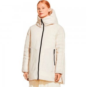 Kurtka Przeciwdeszczowa Damskie Jack Wolfskin Tokyo Cape Białe | GC8904627