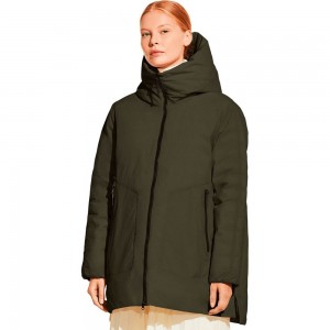 Kurtka Przeciwdeszczowa Damskie Jack Wolfskin Tokyo Cape Zielone | BF6904132