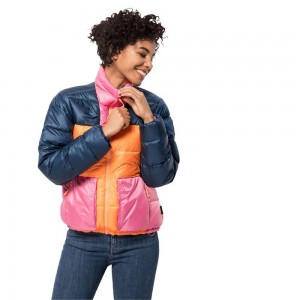 Kurtka Puchowa Damskie Jack Wolfskin 365 Flash Pomarańczowe | DC5307169