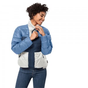 Kurtka Puchowa Damskie Jack Wolfskin 365 Flash Ciemny Indygo | WF7326418