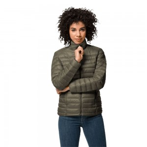 Kurtka Puchowa Damskie Jack Wolfskin Jwp Szare | GX3198270