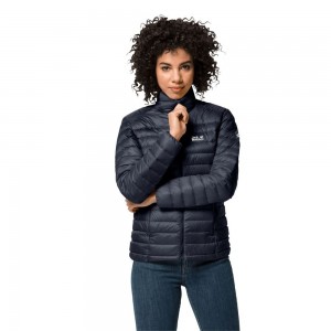 Kurtka Puchowa Damskie Jack Wolfskin Jwp Niebieskie | FI3589062