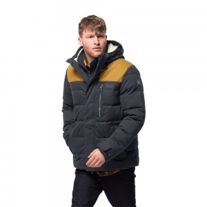Kurtka Puchowa Męskie Jack Wolfskin Lakota Niebieskie | FG6708931