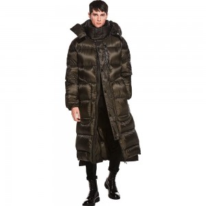 Kurtka Puchowa Męskie Jack Wolfskin Sapporo Zielone Jasny Zielone | YS0295341