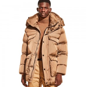 Kurtka Puchowa Męskie Jack Wolfskin Upper East Brązowe | UW7891023