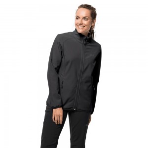 Kurtka Softshell Damskie Jack Wolfskin Northern Pass Czarne | DJ6435270