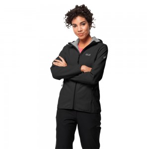 Kurtka Softshell Damskie Jack Wolfskin Northern Point Czarne | FQ3456170