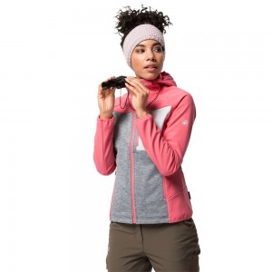 Kurtka Softshell Damskie Jack Wolfskin Sky Peak Koralowe Różowe | JH7135849