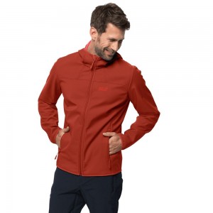 Kurtka Softshell Męskie Jack Wolfskin Northern Point Czerwone | TD5860713