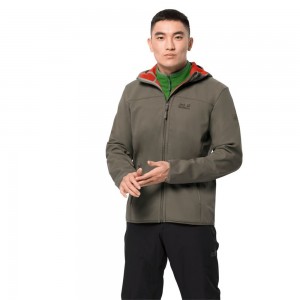 Kurtka Softshell Męskie Jack Wolfskin Northern Point Szare | ZE5048967