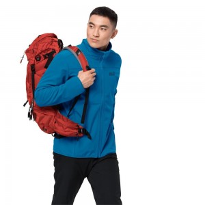 Kurtka Softshell Męskie Jack Wolfskin Northern Point Niebieskie | RU2830195