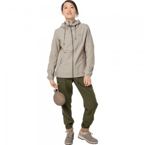 Kurtka jesienna Damskie Jack Wolfskin Lakeside Szare | OJ0217348