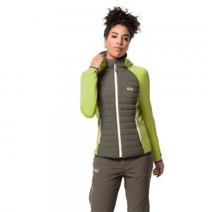 Kurtka sportowa Damskie Jack Wolfskin Crossing Peak Szare | RY1430296