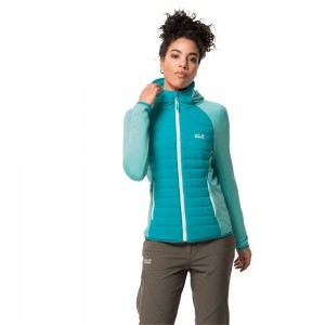 Kurtka sportowa Damskie Jack Wolfskin Crossing Peak Ciemny Niebieskie | SL3824915