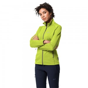 Kurtka sportowa Damskie Jack Wolfskin Horizon Głęboka Zielone | JS1208537