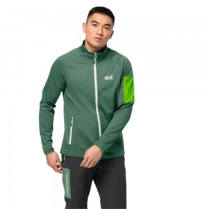 Kurtka sportowa Męskie Jack Wolfskin Milford Oliwkowe | VS3195780
