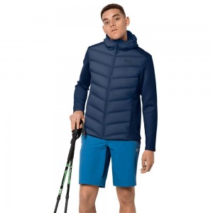 Kurtka sportowa Męskie Jack Wolfskin Tasman Ciemny Indygo | OH4129350