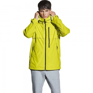 Kurtka wiatroszczelna Męskie Jack Wolfskin Luxor Żółte Szare | VN9468105